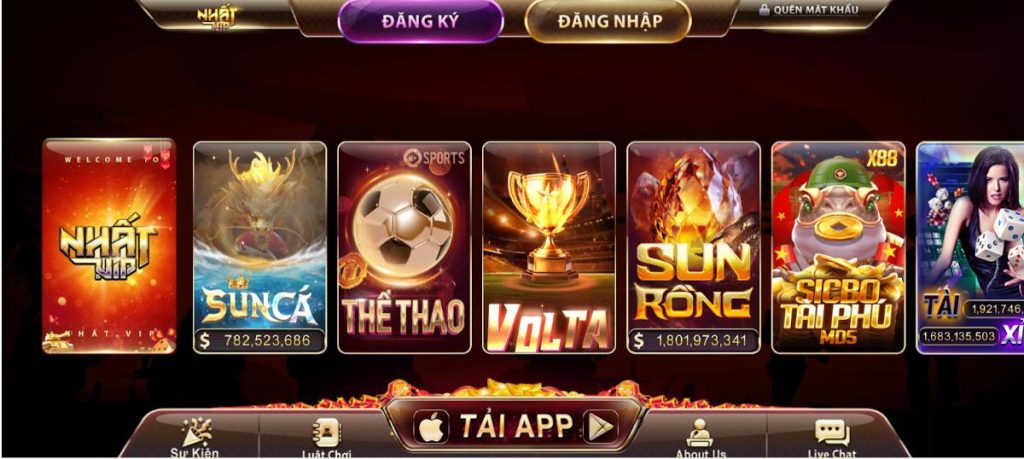 NHATVIP mang tới nhiều sự khác biệt so với cổng game khác